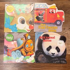 Assorted Vintage Children's A Golden Shape Books